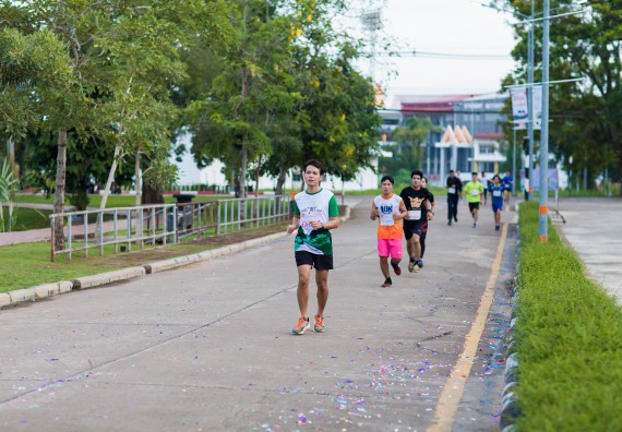 ภาพกิจกรรม คณะวิทยาศาสตร์และเทคโนโลยี เข้าร่วมกิจกรรม KPRU So Fun Run Say No Foam งานเดินวิ่งเพื่อสุขภาพ รักสุขภาพ เลิกใช้โฟม