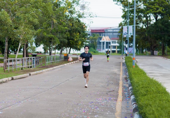 ภาพกิจกรรม คณะวิทยาศาสตร์และเทคโนโลยี เข้าร่วมกิจกรรม KPRU So Fun Run Say No Foam งานเดินวิ่งเพื่อสุขภาพ รักสุขภาพ เลิกใช้โฟม