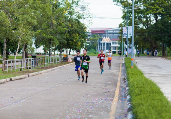 ภาพกิจกรรม คณะวิทยาศาสตร์และเทคโนโลยี เข้าร่วมกิจกรรม KPRU So Fun Run Say No Foam งานเดินวิ่งเพื่อสุขภาพ รักสุขภาพ เลิกใช้โฟม