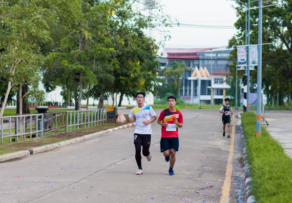 ภาพกิจกรรม คณะวิทยาศาสตร์และเทคโนโลยี เข้าร่วมกิจกรรม KPRU So Fun Run Say No Foam งานเดินวิ่งเพื่อสุขภาพ รักสุขภาพ เลิกใช้โฟม