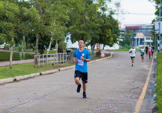 ภาพกิจกรรม คณะวิทยาศาสตร์และเทคโนโลยี เข้าร่วมกิจกรรม KPRU So Fun Run Say No Foam งานเดินวิ่งเพื่อสุขภาพ รักสุขภาพ เลิกใช้โฟม