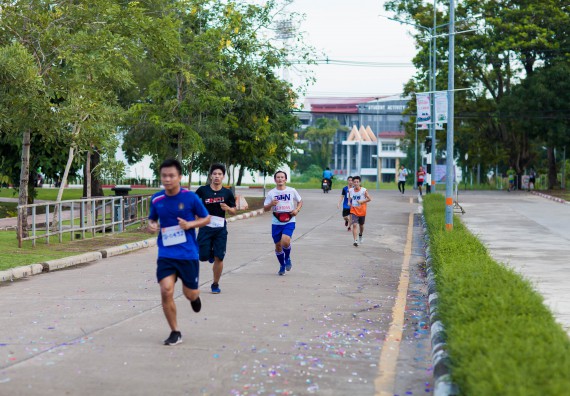 ภาพกิจกรรม คณะวิทยาศาสตร์และเทคโนโลยี เข้าร่วมกิจกรรม KPRU So Fun Run Say No Foam งานเดินวิ่งเพื่อสุขภาพ รักสุขภาพ เลิกใช้โฟม