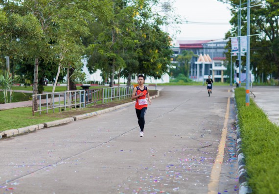 ภาพกิจกรรม คณะวิทยาศาสตร์และเทคโนโลยี เข้าร่วมกิจกรรม KPRU So Fun Run Say No Foam งานเดินวิ่งเพื่อสุขภาพ รักสุขภาพ เลิกใช้โฟม