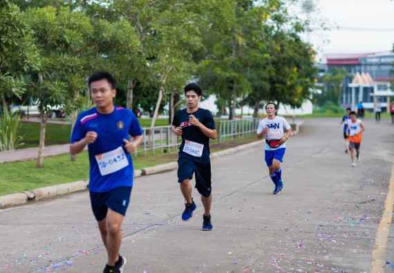 ภาพกิจกรรม คณะวิทยาศาสตร์และเทคโนโลยี เข้าร่วมกิจกรรม KPRU So Fun Run Say No Foam งานเดินวิ่งเพื่อสุขภาพ รักสุขภาพ เลิกใช้โฟม