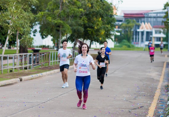 ภาพกิจกรรม คณะวิทยาศาสตร์และเทคโนโลยี เข้าร่วมกิจกรรม KPRU So Fun Run Say No Foam งานเดินวิ่งเพื่อสุขภาพ รักสุขภาพ เลิกใช้โฟม