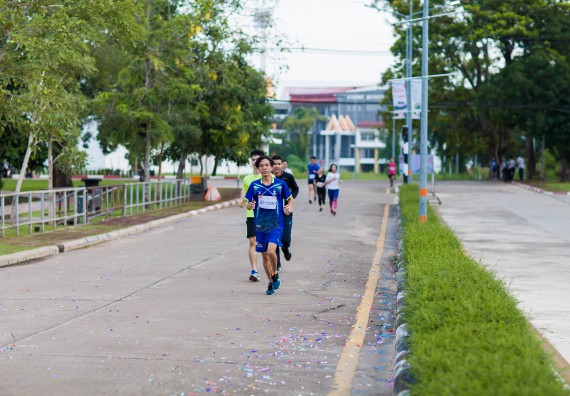 ภาพกิจกรรม คณะวิทยาศาสตร์และเทคโนโลยี เข้าร่วมกิจกรรม KPRU So Fun Run Say No Foam งานเดินวิ่งเพื่อสุขภาพ รักสุขภาพ เลิกใช้โฟม