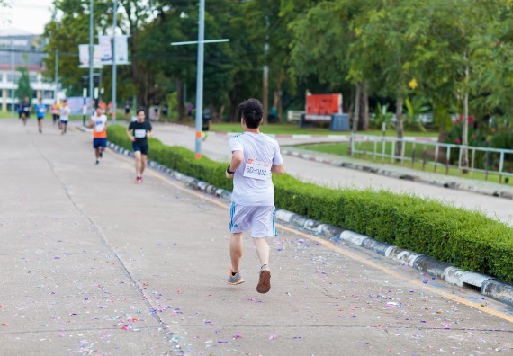 ภาพกิจกรรม คณะวิทยาศาสตร์และเทคโนโลยี เข้าร่วมกิจกรรม KPRU So Fun Run Say No Foam งานเดินวิ่งเพื่อสุขภาพ รักสุขภาพ เลิกใช้โฟม