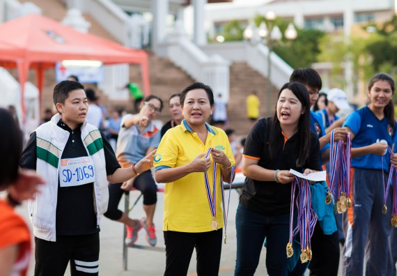 ภาพกิจกรรม คณะวิทยาศาสตร์และเทคโนโลยี เข้าร่วมกิจกรรม KPRU So Fun Run Say No Foam งานเดินวิ่งเพื่อสุขภาพ รักสุขภาพ เลิกใช้โฟม