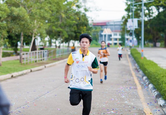 ภาพกิจกรรม คณะวิทยาศาสตร์และเทคโนโลยี เข้าร่วมกิจกรรม KPRU So Fun Run Say No Foam งานเดินวิ่งเพื่อสุขภาพ รักสุขภาพ เลิกใช้โฟม