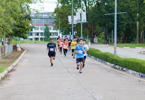 ภาพกิจกรรม คณะวิทยาศาสตร์และเทคโนโลยี เข้าร่วมกิจกรรม KPRU So Fun Run Say No Foam งานเดินวิ่งเพื่อสุขภาพ รักสุขภาพ เลิกใช้โฟม