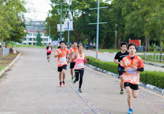 ภาพกิจกรรม คณะวิทยาศาสตร์และเทคโนโลยี เข้าร่วมกิจกรรม KPRU So Fun Run Say No Foam งานเดินวิ่งเพื่อสุขภาพ รักสุขภาพ เลิกใช้โฟม