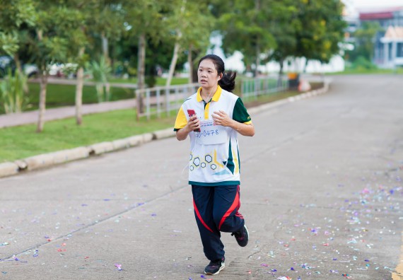 ภาพกิจกรรม คณะวิทยาศาสตร์และเทคโนโลยี เข้าร่วมกิจกรรม KPRU So Fun Run Say No Foam งานเดินวิ่งเพื่อสุขภาพ รักสุขภาพ เลิกใช้โฟม