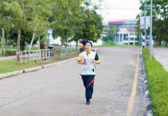 ภาพกิจกรรม คณะวิทยาศาสตร์และเทคโนโลยี เข้าร่วมกิจกรรม KPRU So Fun Run Say No Foam งานเดินวิ่งเพื่อสุขภาพ รักสุขภาพ เลิกใช้โฟม