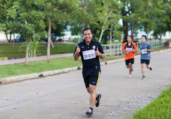 ภาพกิจกรรม คณะวิทยาศาสตร์และเทคโนโลยี เข้าร่วมกิจกรรม KPRU So Fun Run Say No Foam งานเดินวิ่งเพื่อสุขภาพ รักสุขภาพ เลิกใช้โฟม