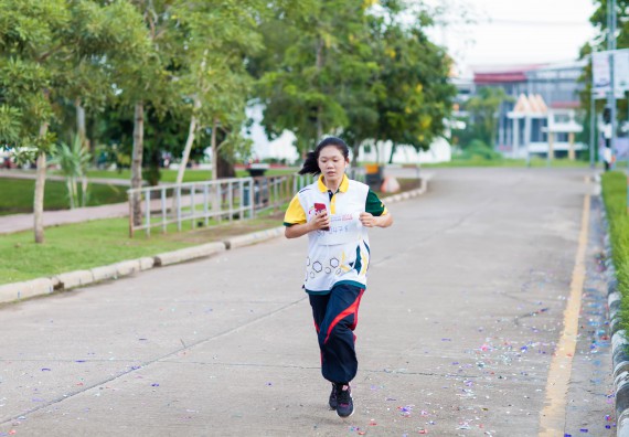 ภาพกิจกรรม คณะวิทยาศาสตร์และเทคโนโลยี เข้าร่วมกิจกรรม KPRU So Fun Run Say No Foam งานเดินวิ่งเพื่อสุขภาพ รักสุขภาพ เลิกใช้โฟม
