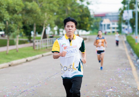 ภาพกิจกรรม คณะวิทยาศาสตร์และเทคโนโลยี เข้าร่วมกิจกรรม KPRU So Fun Run Say No Foam งานเดินวิ่งเพื่อสุขภาพ รักสุขภาพ เลิกใช้โฟม