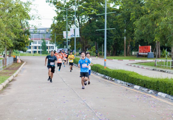 ภาพกิจกรรม คณะวิทยาศาสตร์และเทคโนโลยี เข้าร่วมกิจกรรม KPRU So Fun Run Say No Foam งานเดินวิ่งเพื่อสุขภาพ รักสุขภาพ เลิกใช้โฟม