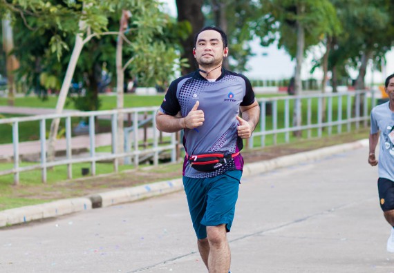 ภาพกิจกรรม คณะวิทยาศาสตร์และเทคโนโลยี เข้าร่วมกิจกรรม KPRU So Fun Run Say No Foam งานเดินวิ่งเพื่อสุขภาพ รักสุขภาพ เลิกใช้โฟม