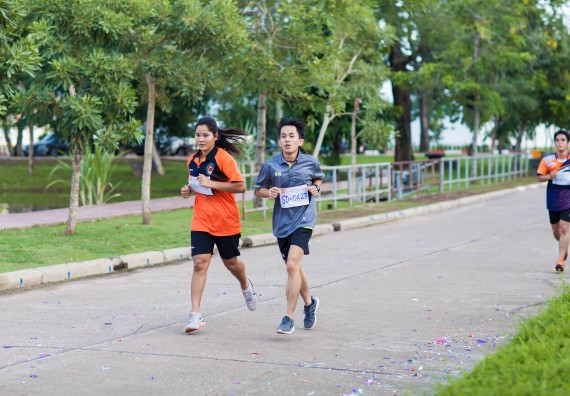 ภาพกิจกรรม คณะวิทยาศาสตร์และเทคโนโลยี เข้าร่วมกิจกรรม KPRU So Fun Run Say No Foam งานเดินวิ่งเพื่อสุขภาพ รักสุขภาพ เลิกใช้โฟม