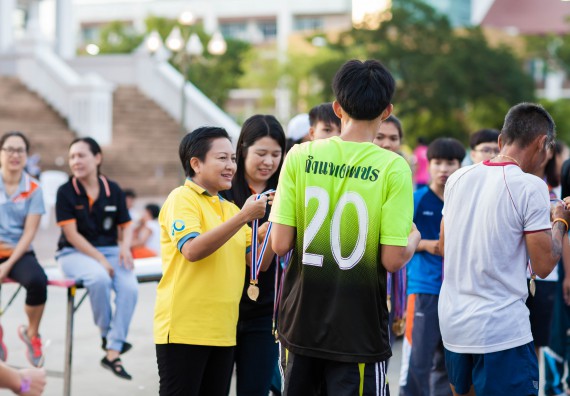 ภาพกิจกรรม คณะวิทยาศาสตร์และเทคโนโลยี เข้าร่วมกิจกรรม KPRU So Fun Run Say No Foam งานเดินวิ่งเพื่อสุขภาพ รักสุขภาพ เลิกใช้โฟม