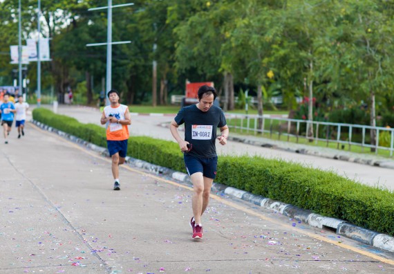 ภาพกิจกรรม คณะวิทยาศาสตร์และเทคโนโลยี เข้าร่วมกิจกรรม KPRU So Fun Run Say No Foam งานเดินวิ่งเพื่อสุขภาพ รักสุขภาพ เลิกใช้โฟม