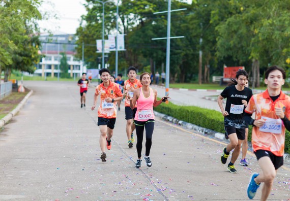 ภาพกิจกรรม คณะวิทยาศาสตร์และเทคโนโลยี เข้าร่วมกิจกรรม KPRU So Fun Run Say No Foam งานเดินวิ่งเพื่อสุขภาพ รักสุขภาพ เลิกใช้โฟม