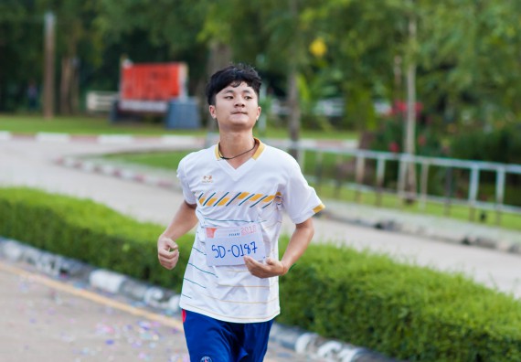 ภาพกิจกรรม คณะวิทยาศาสตร์และเทคโนโลยี เข้าร่วมกิจกรรม KPRU So Fun Run Say No Foam งานเดินวิ่งเพื่อสุขภาพ รักสุขภาพ เลิกใช้โฟม