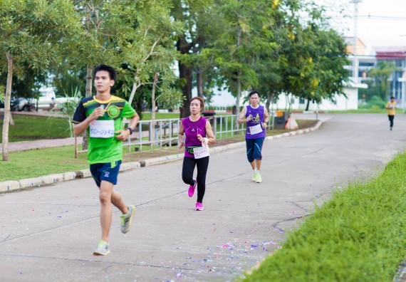 ภาพกิจกรรม คณะวิทยาศาสตร์และเทคโนโลยี เข้าร่วมกิจกรรม KPRU So Fun Run Say No Foam งานเดินวิ่งเพื่อสุขภาพ รักสุขภาพ เลิกใช้โฟม