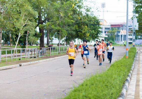 ภาพกิจกรรม คณะวิทยาศาสตร์และเทคโนโลยี เข้าร่วมกิจกรรม KPRU So Fun Run Say No Foam งานเดินวิ่งเพื่อสุขภาพ รักสุขภาพ เลิกใช้โฟม