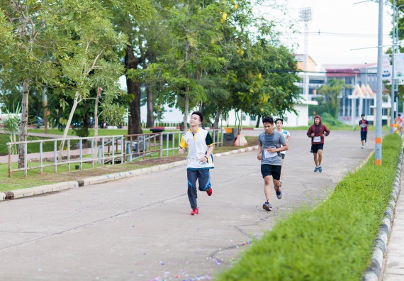 ภาพกิจกรรม คณะวิทยาศาสตร์และเทคโนโลยี เข้าร่วมกิจกรรม KPRU So Fun Run Say No Foam งานเดินวิ่งเพื่อสุขภาพ รักสุขภาพ เลิกใช้โฟม