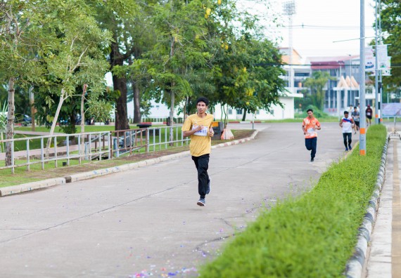 ภาพกิจกรรม คณะวิทยาศาสตร์และเทคโนโลยี เข้าร่วมกิจกรรม KPRU So Fun Run Say No Foam งานเดินวิ่งเพื่อสุขภาพ รักสุขภาพ เลิกใช้โฟม