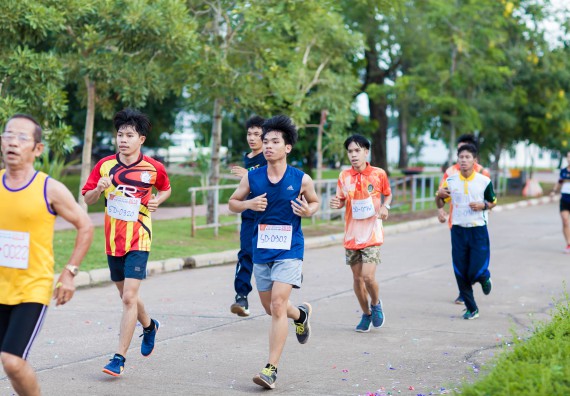ภาพกิจกรรม คณะวิทยาศาสตร์และเทคโนโลยี เข้าร่วมกิจกรรม KPRU So Fun Run Say No Foam งานเดินวิ่งเพื่อสุขภาพ รักสุขภาพ เลิกใช้โฟม