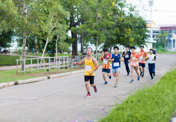 ภาพกิจกรรม คณะวิทยาศาสตร์และเทคโนโลยี เข้าร่วมกิจกรรม KPRU So Fun Run Say No Foam งานเดินวิ่งเพื่อสุขภาพ รักสุขภาพ เลิกใช้โฟม