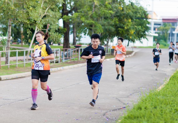 ภาพกิจกรรม คณะวิทยาศาสตร์และเทคโนโลยี เข้าร่วมกิจกรรม KPRU So Fun Run Say No Foam งานเดินวิ่งเพื่อสุขภาพ รักสุขภาพ เลิกใช้โฟม