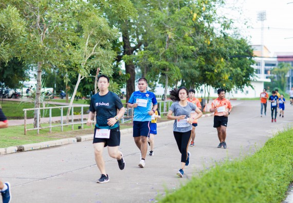 ภาพกิจกรรม คณะวิทยาศาสตร์และเทคโนโลยี เข้าร่วมกิจกรรม KPRU So Fun Run Say No Foam งานเดินวิ่งเพื่อสุขภาพ รักสุขภาพ เลิกใช้โฟม