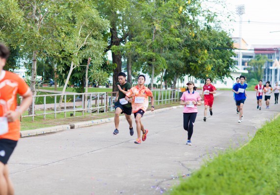 ภาพกิจกรรม คณะวิทยาศาสตร์และเทคโนโลยี เข้าร่วมกิจกรรม KPRU So Fun Run Say No Foam งานเดินวิ่งเพื่อสุขภาพ รักสุขภาพ เลิกใช้โฟม