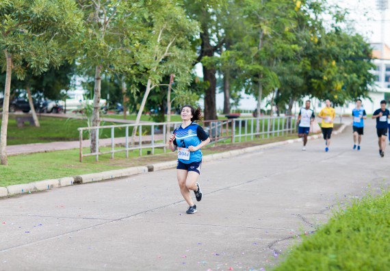 ภาพกิจกรรม คณะวิทยาศาสตร์และเทคโนโลยี เข้าร่วมกิจกรรม KPRU So Fun Run Say No Foam งานเดินวิ่งเพื่อสุขภาพ รักสุขภาพ เลิกใช้โฟม