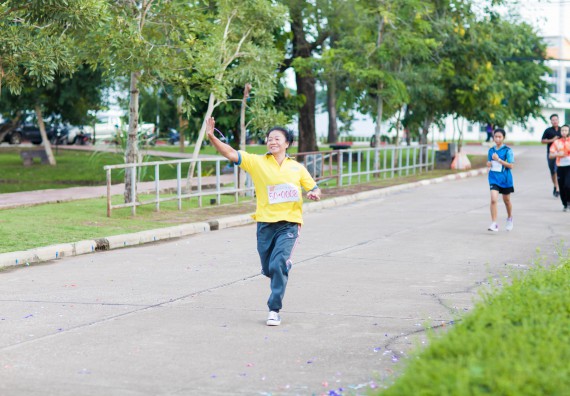 ภาพกิจกรรม คณะวิทยาศาสตร์และเทคโนโลยี เข้าร่วมกิจกรรม KPRU So Fun Run Say No Foam งานเดินวิ่งเพื่อสุขภาพ รักสุขภาพ เลิกใช้โฟม