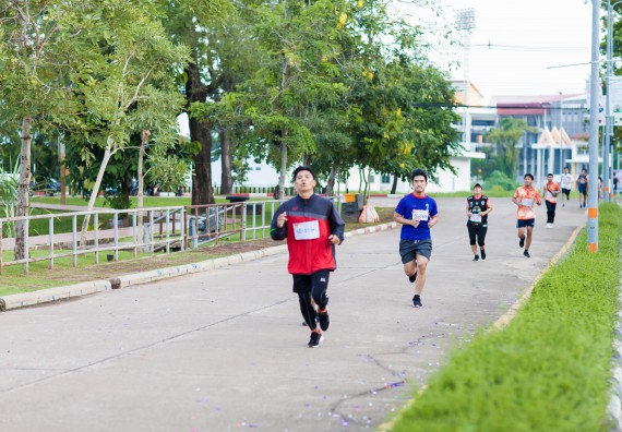 ภาพกิจกรรม คณะวิทยาศาสตร์และเทคโนโลยี เข้าร่วมกิจกรรม KPRU So Fun Run Say No Foam งานเดินวิ่งเพื่อสุขภาพ รักสุขภาพ เลิกใช้โฟม