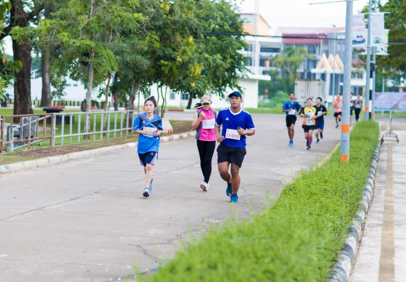 ภาพกิจกรรม คณะวิทยาศาสตร์และเทคโนโลยี เข้าร่วมกิจกรรม KPRU So Fun Run Say No Foam งานเดินวิ่งเพื่อสุขภาพ รักสุขภาพ เลิกใช้โฟม