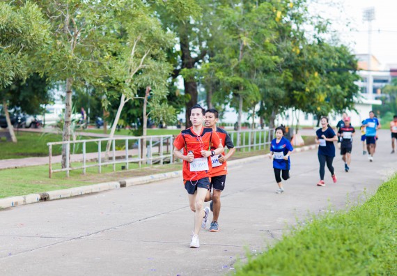 ภาพกิจกรรม คณะวิทยาศาสตร์และเทคโนโลยี เข้าร่วมกิจกรรม KPRU So Fun Run Say No Foam งานเดินวิ่งเพื่อสุขภาพ รักสุขภาพ เลิกใช้โฟม