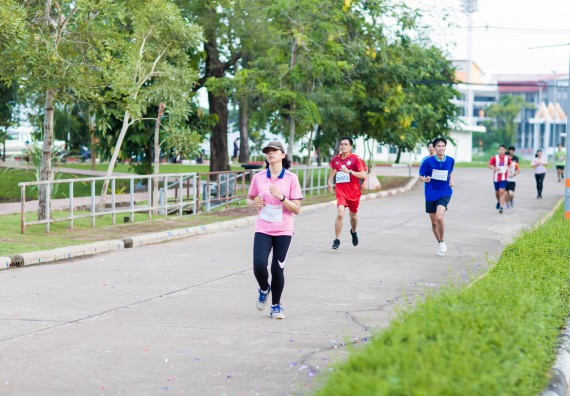 ภาพกิจกรรม คณะวิทยาศาสตร์และเทคโนโลยี เข้าร่วมกิจกรรม KPRU So Fun Run Say No Foam งานเดินวิ่งเพื่อสุขภาพ รักสุขภาพ เลิกใช้โฟม