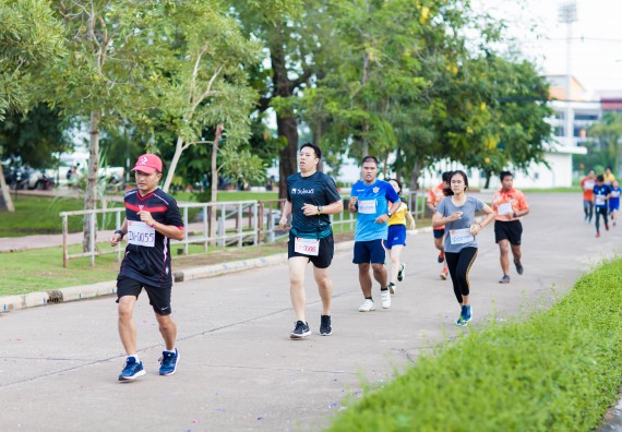 ภาพกิจกรรม คณะวิทยาศาสตร์และเทคโนโลยี เข้าร่วมกิจกรรม KPRU So Fun Run Say No Foam งานเดินวิ่งเพื่อสุขภาพ รักสุขภาพ เลิกใช้โฟม