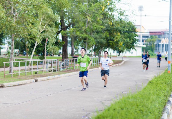 ภาพกิจกรรม คณะวิทยาศาสตร์และเทคโนโลยี เข้าร่วมกิจกรรม KPRU So Fun Run Say No Foam งานเดินวิ่งเพื่อสุขภาพ รักสุขภาพ เลิกใช้โฟม