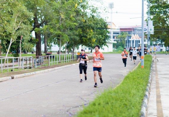 ภาพกิจกรรม คณะวิทยาศาสตร์และเทคโนโลยี เข้าร่วมกิจกรรม KPRU So Fun Run Say No Foam งานเดินวิ่งเพื่อสุขภาพ รักสุขภาพ เลิกใช้โฟม