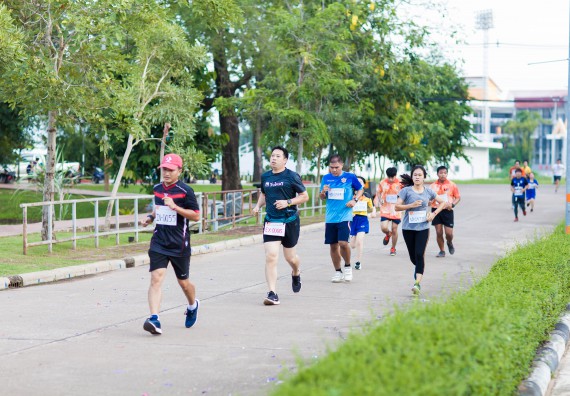 ภาพกิจกรรม คณะวิทยาศาสตร์และเทคโนโลยี เข้าร่วมกิจกรรม KPRU So Fun Run Say No Foam งานเดินวิ่งเพื่อสุขภาพ รักสุขภาพ เลิกใช้โฟม