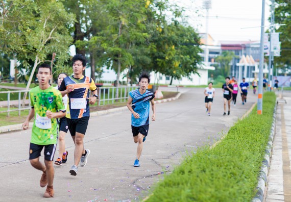 ภาพกิจกรรม คณะวิทยาศาสตร์และเทคโนโลยี เข้าร่วมกิจกรรม KPRU So Fun Run Say No Foam งานเดินวิ่งเพื่อสุขภาพ รักสุขภาพ เลิกใช้โฟม