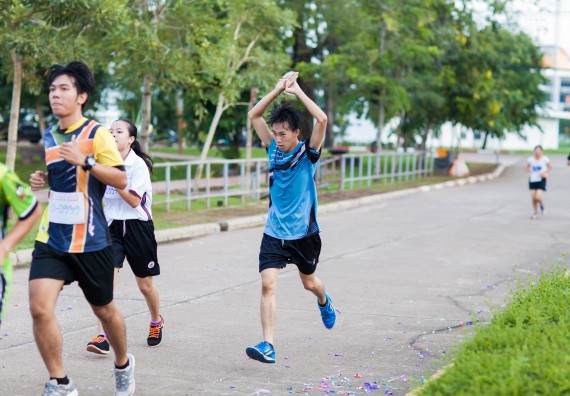ภาพกิจกรรม คณะวิทยาศาสตร์และเทคโนโลยี เข้าร่วมกิจกรรม KPRU So Fun Run Say No Foam งานเดินวิ่งเพื่อสุขภาพ รักสุขภาพ เลิกใช้โฟม