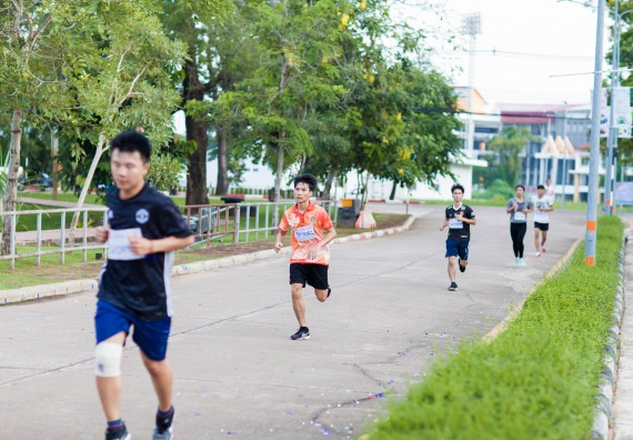 ภาพกิจกรรม คณะวิทยาศาสตร์และเทคโนโลยี เข้าร่วมกิจกรรม KPRU So Fun Run Say No Foam งานเดินวิ่งเพื่อสุขภาพ รักสุขภาพ เลิกใช้โฟม