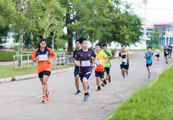 ภาพกิจกรรม คณะวิทยาศาสตร์และเทคโนโลยี เข้าร่วมกิจกรรม KPRU So Fun Run Say No Foam งานเดินวิ่งเพื่อสุขภาพ รักสุขภาพ เลิกใช้โฟม